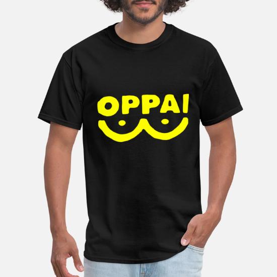 Oppa - breasts' Men's T-Shirt | Spreadshirt